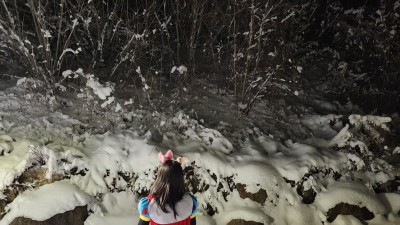 설국에서 패션 쇼